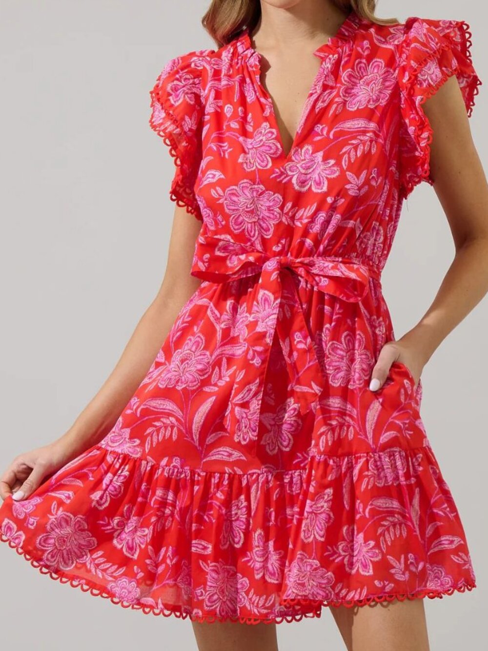 Sugarlips Ruffle Mini Dress - Size S